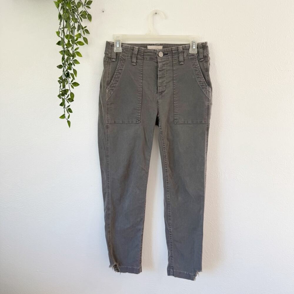 McGuire Cropped Utility Jeans Grey Sz 26